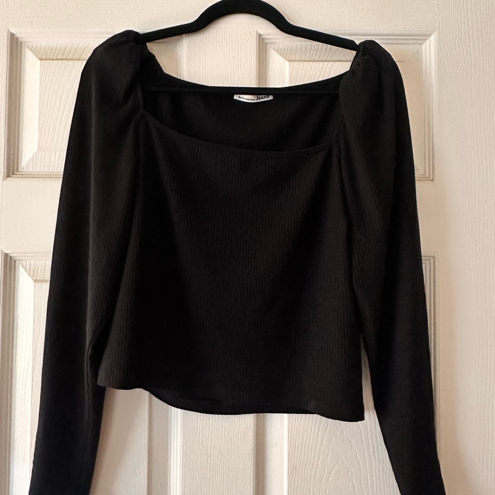 Reformation Square Neck Long Sleeve